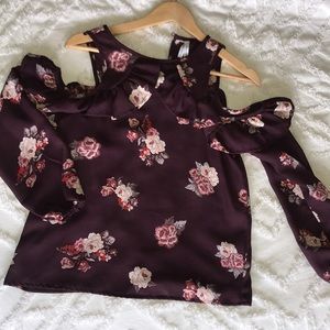 Floral print top